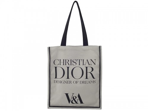 Christian Dior V&A Limited Edition Black Canvas Tote Bag