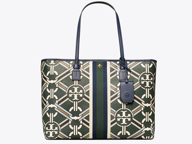 NWT Tory Burch Robinson Small Zip Tote in Green Olive 11169775 MSRP $395