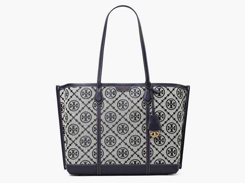 Tory Burch Tory Navy Perry Monogram Jacquard Tote, Best Price and Reviews