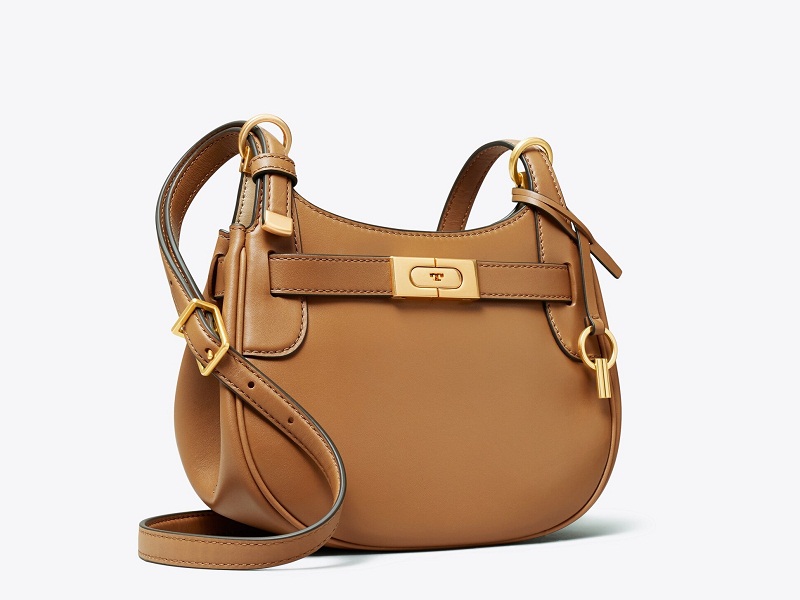 Tory Burch Lee Radziwill Petite Bag in Brown Moose Leather ref