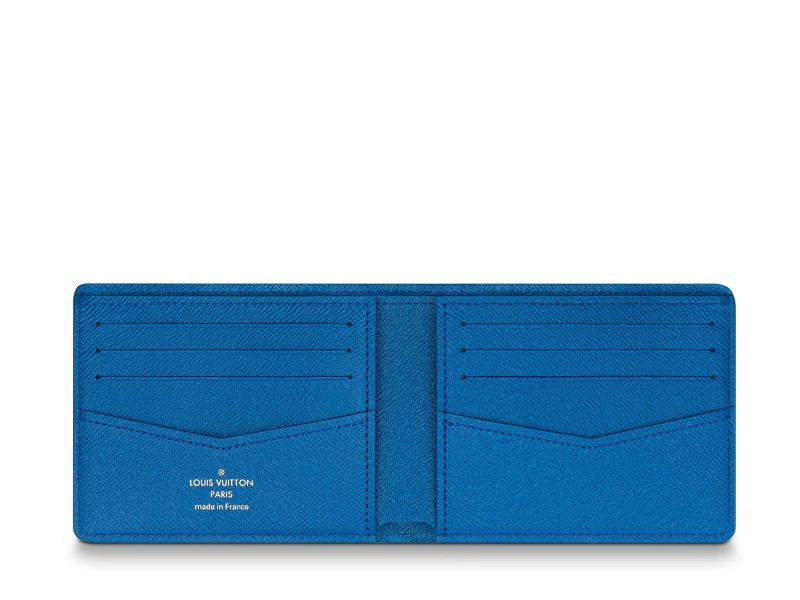 Louis Vuitton Damier Graphite Electric-blue Card Holder