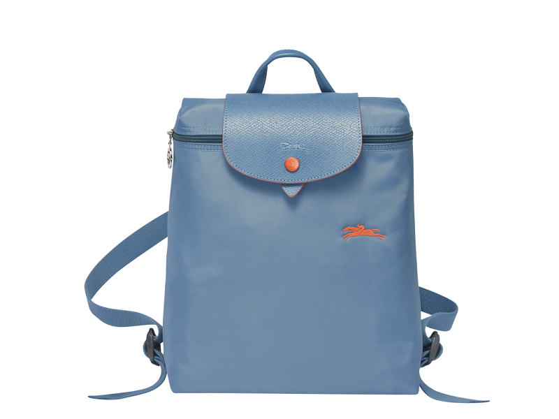 longchamp blue backpack